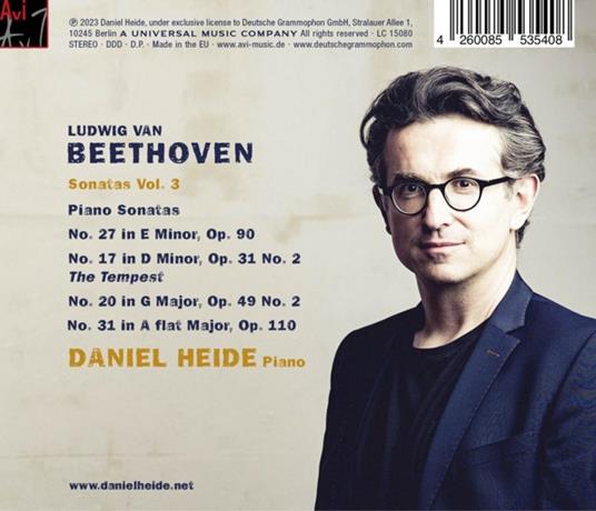 Sonatas Vol. 3 - CD Audio di Ludwig van Beethoven,Daniel Heide - 2