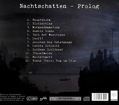 Prolog - CD Audio di Nachtschatten - 2