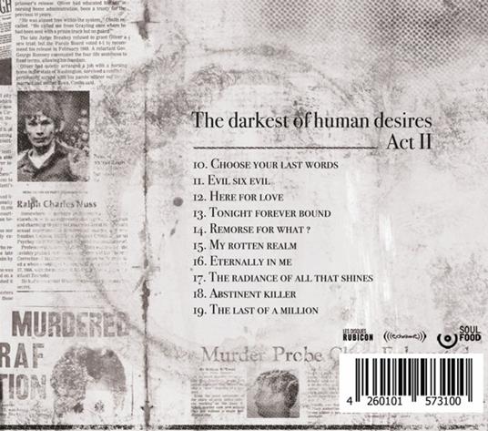 The Darkest of Human Desires Act 2 - CD Audio di Porn - 2