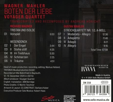 Message Of Love - CD Audio di Voyager Quartet - 2