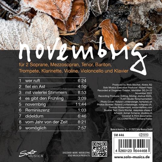 Novembrig - CD Audio di Ensemble Fünf&Fünf - 2