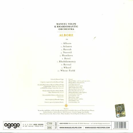 Albore - Vinile LP di Manuel Volpe,Rhabdomantic Orchestra - 2