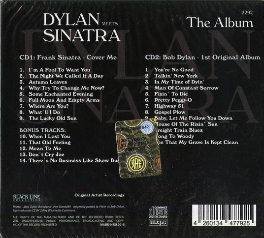 Dylan Meets Sinatra - CD Audio di Bob Dylan - 2