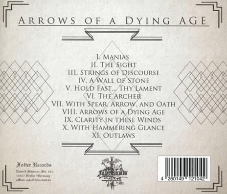 Arrows of a Dying Age - CD Audio di Fin - 2