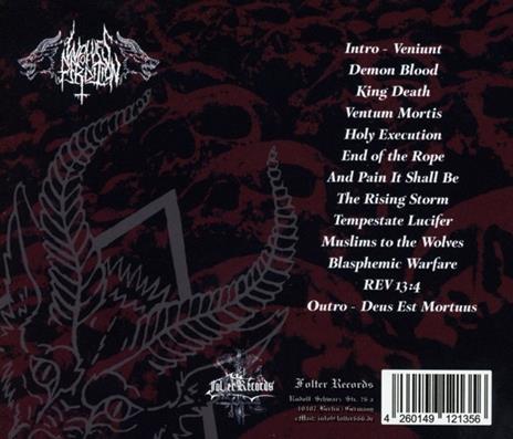 Ferocious Blasphemic Warfare - CD Audio di Wolves of Perdition - 2