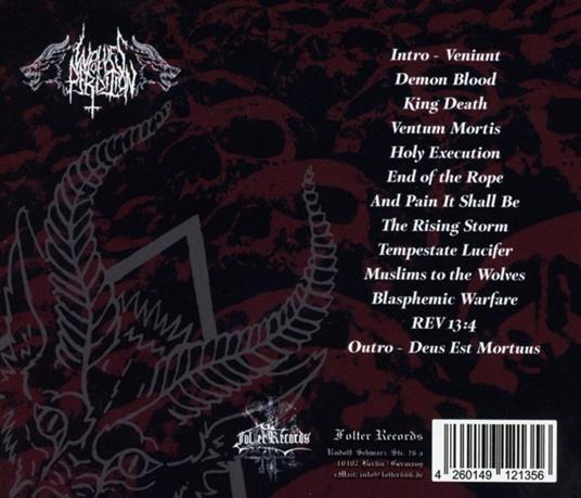 Ferocious Blasphemic Warfare - CD Audio di Wolves of Perdition - 2