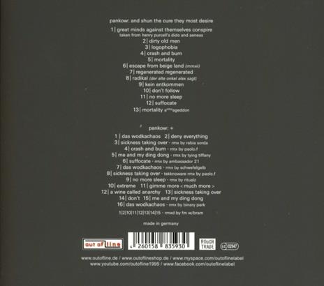 And Shun the Cure They Most Desire - CD Audio di Pankow - 2