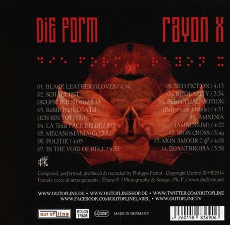 Rayon X - CD Audio di Die Form - 2