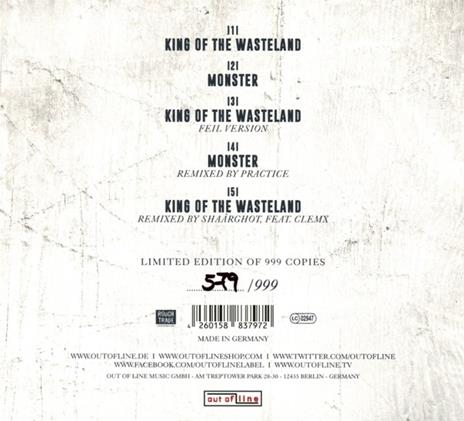 King Of The Wasteland - CD Audio di Rabia Sorda - 2