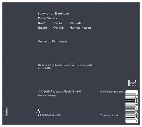 Sonate per pianoforte - CD Audio di Ludwig van Beethoven,Sunwook Kim - 2