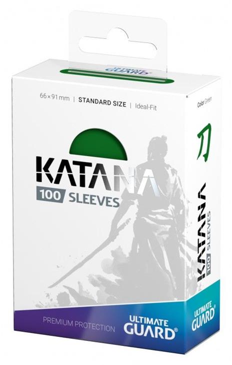 Ultimate Guard Katana Sleeves Standard Size Green (100) - 4