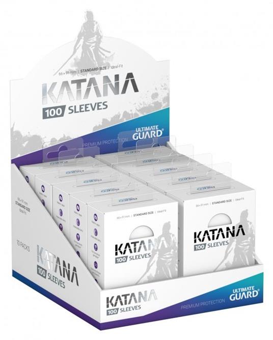 Ultimate Guard Katana Sleeves Standard Size White (100) - 5