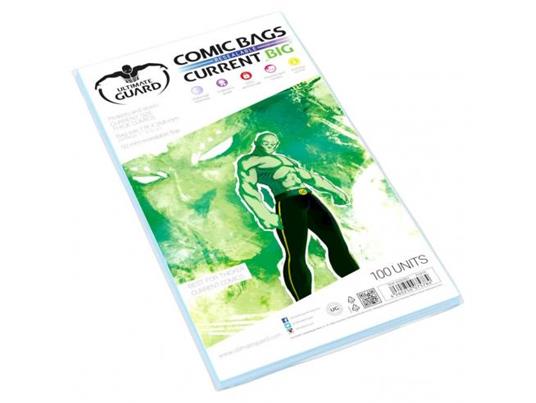 Ultimate Guard Comic Bags BIG Resealable Current Size (100)