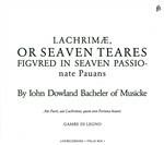 Lachrimae - Seaven Tears - CD Audio di John Dowland