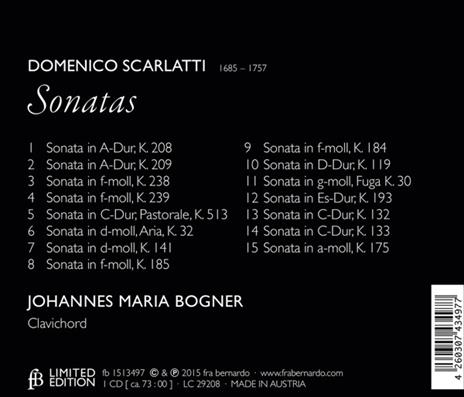 Sonate - CD Audio di Domenico Scarlatti - 2