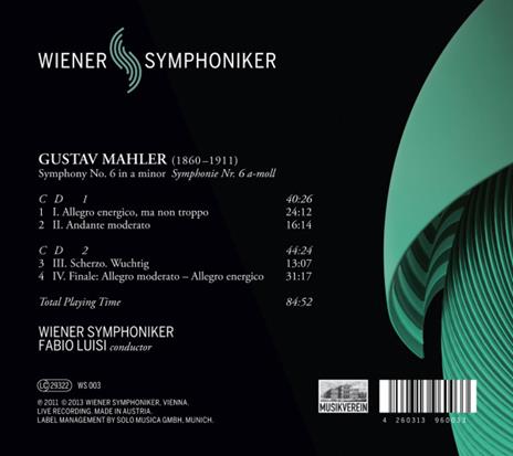 Sinfonia n.6 - CD Audio di Gustav Mahler - 2