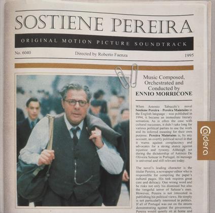 Sostiene Pereira (Colonna Sonora) - CD Audio