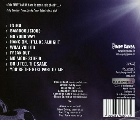 Bamboolicious - CD Audio di Pimpy Panda - 2