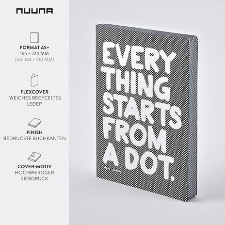 Taccuino Notebook Graphic L - Everything Starts From A Dot - 2