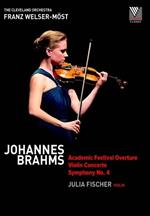 Concerto per violino op.77, Sinfonia n.4 op.98, Overture Accademica op.80 (DVD)