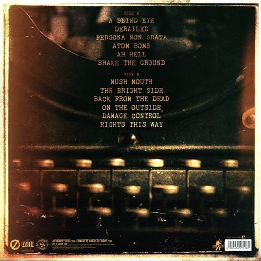 Persona Non Grata - Vinile LP di Authority Zero