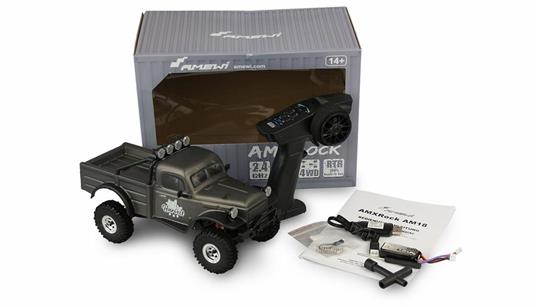 Amewi AMXRock AM18 Harvest Motore elettrico 1:18 Camion cingolato - 2
