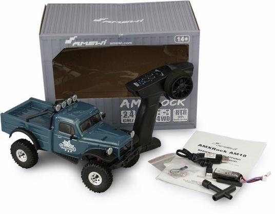 Amewi AMXRock AM18 Harvest Motore elettrico 1:18 Camion cingolato - 2