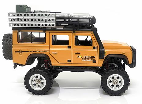 Amewi D90X28 Metall Scale Crawler gelb modellino radiocomandato (RC) Camion cingolato Motore elettrico 1:28 - 2