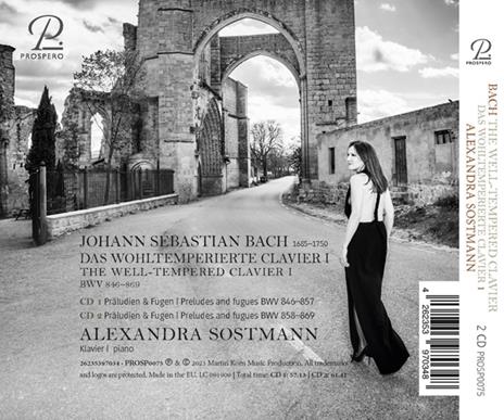 The Well Tempered Clavier I - CD Audio di Johann Sebastian Bach,Alexandra Sostmann - 2
