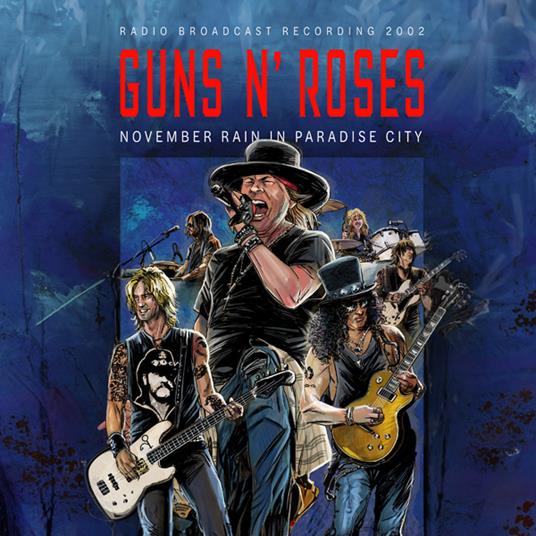 November Rain In Paradise City (Blue Edition) - Vinile LP di Guns N' Roses