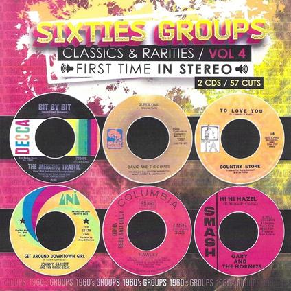 Sixties Groups Classics & Rarities Vol.4 - CD Audio