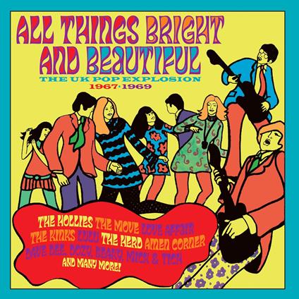 All Things Bright And Beautiful: The Uk Pop Explosion 1967-1969 3CD Clamshell Box - CD Audio