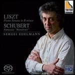 Sonata in Si minore / Fantasia Wanderer - SuperAudio CD ibrido di Franz Liszt,Franz Schubert,Sergei Edelmann