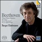 Sonate per pianoforte n.4, n.14, n.23 - SuperAudio CD ibrido di Ludwig van Beethoven,Sergei Edelmann