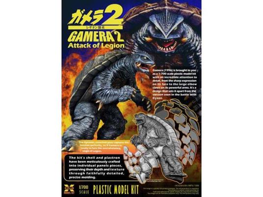 Gamera 1996 Scale1/700 Plastica Model Kit Model Kit X-plus