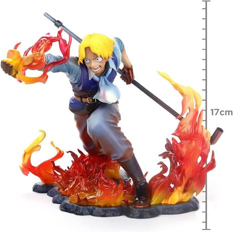 One Piece Excellent Model P.o.p. Pvc Statua Sabo Fire Fist Inheritance Edizione Limitata 15 Cm Megahouse - 2