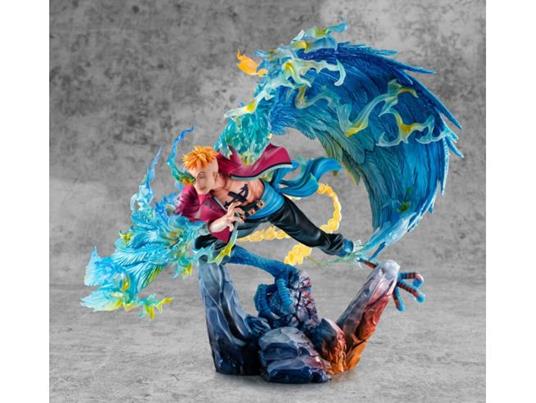 One Piece P.o.p Mas Maximum Pvc Statua Marco The Phoenix Leader Of 1st Group Of Whitebeard Pirates 32 Cm Megahouse