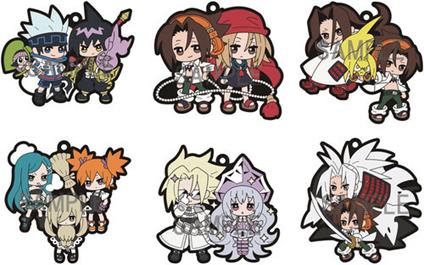 Shaman King Rubber Mascot Buddy Colle 6Pc Ds