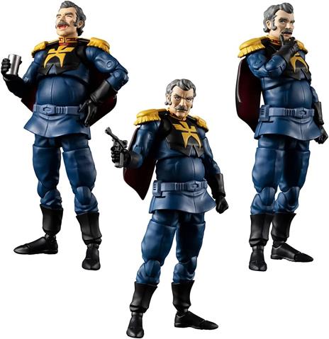 Mobile Suit Gundam G.m.g. Action Figures Con Vehicle Principality Of Zeon Team Ramba Ral Set 10 Cm Megahouse - 4