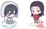 Blue Lock Acrylic Stand Buddycolle Good Night Ver. 4 Shouei Barou & Rin Itoshi 14 Cm Megahouse