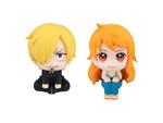 One Piece Look Up Pvc Statuan Nami & Sanji 11 Cm (with Regalo) Megahouse