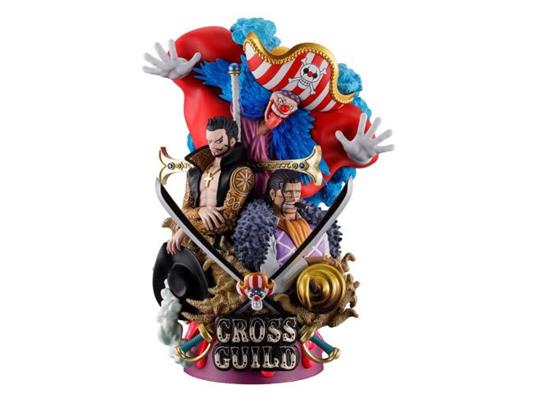 One Piece Petitrama Dx Pvc Mini Statua Logbox Re Birth 03 Cross Guild 15 Cm Megahouse