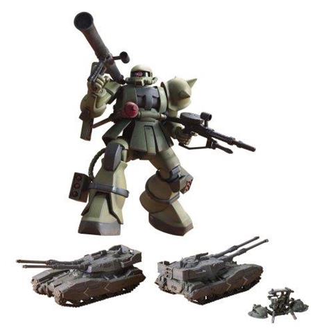 Hguc - 1/144 Hguc Zaku Ground Attack Set