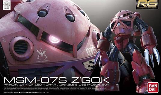 Action figure RG Z'Gok Char Custom 1/144 - Bandai - Anime