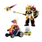 Bandai Super Mini-Pla Time Bokan Series Gyakuten! Ippatsuman Gyakuten-Oh & Tokkyu Zaurus
