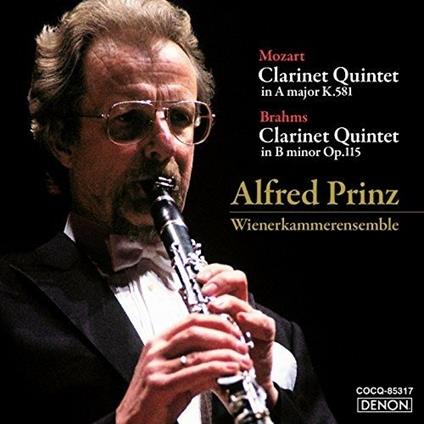 Mozart & Brahms: Clarinet Quintets (Uhqcd/Low Price/Denon Classic Best) - CD Audio di Johannes Brahms,Wolfgang Amadeus Mozart,Alfred Prinz