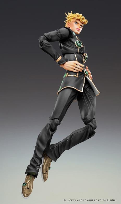 JoJo's Bizarre Adventure Part5 Super Action Action Figure Chozokado (Giorno Giovanna Ver. Black) 15 cm - 3
