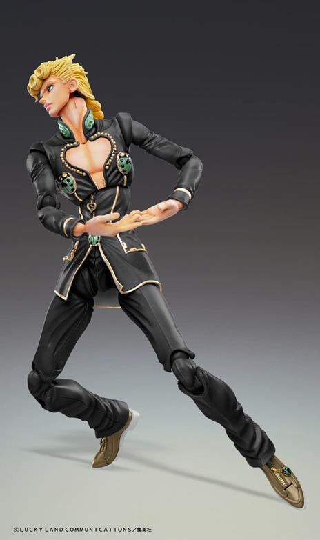 JoJo's Bizarre Adventure Part5 Super Action Action Figure Chozokado (Giorno Giovanna Ver. Black) 15 cm - 4