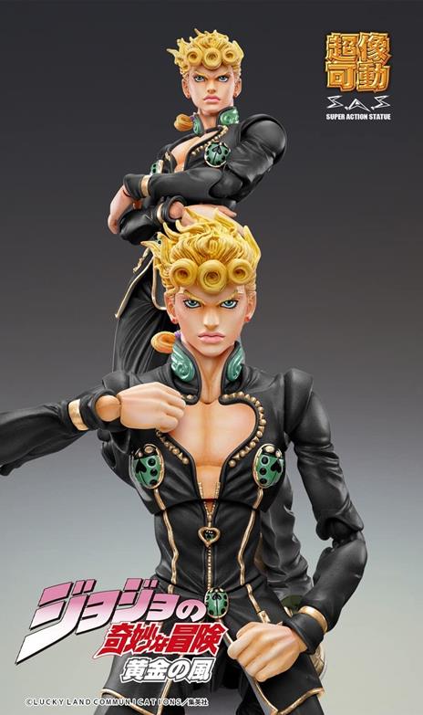 JoJo's Bizarre Adventure Part5 Super Action Action Figure Chozokado (Giorno Giovanna Ver. Black) 15 cm - 5