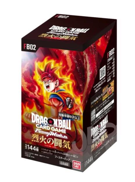 Dragon Ball Super Card Fusion World FB02 JAP Box 24 Buste